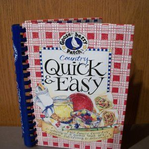 Gooseberry Patch Country Quick & Easy Recipe Book / Cookbook